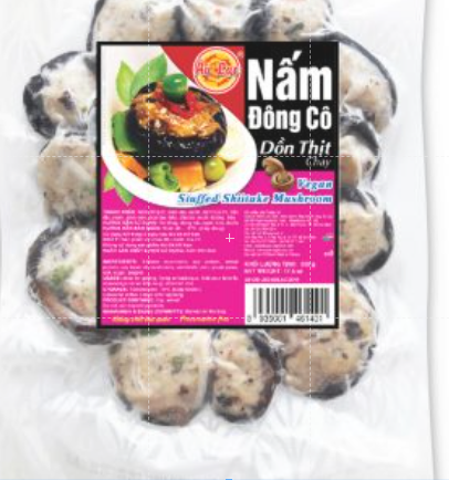 Nấm đông cô dồn thịt chay âu lạc 250g/500g