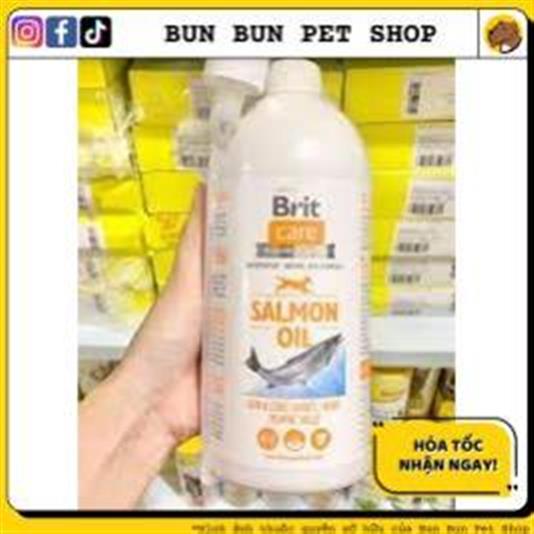 Dầu cá hồi cho chó mèo brit care nhập đức giá cực