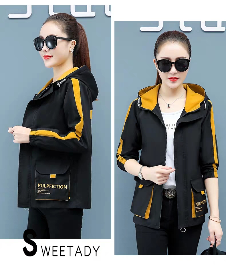 [HCM]ÁO KHOÁC DÙ NỮ PHỐI TÚI HỘP SIÊU TO CÓ TÚI TRONG (DÙ NGOẠI) NHẤN SỌC TAY CỰC CHẤT HJ88
