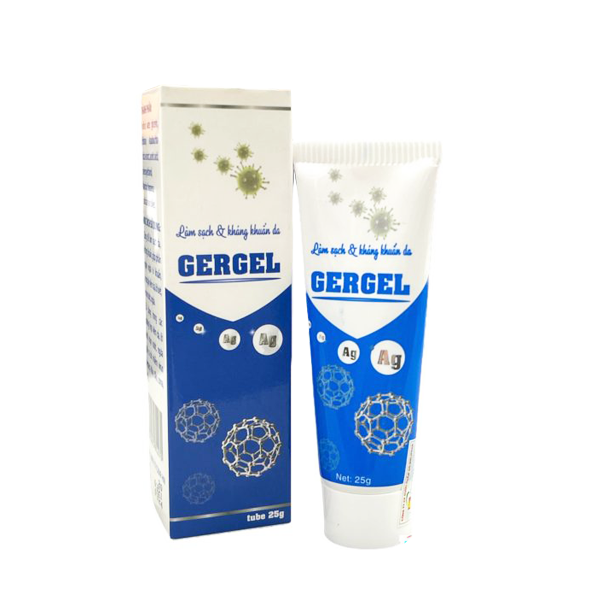 Gergel - giúp làm sạch da, kháng khuẩn, ngăn ngừa vi khuẩn, virus gây viêm da, lở loét, mụn nước, nhiệt miệng - Tuýp 25g