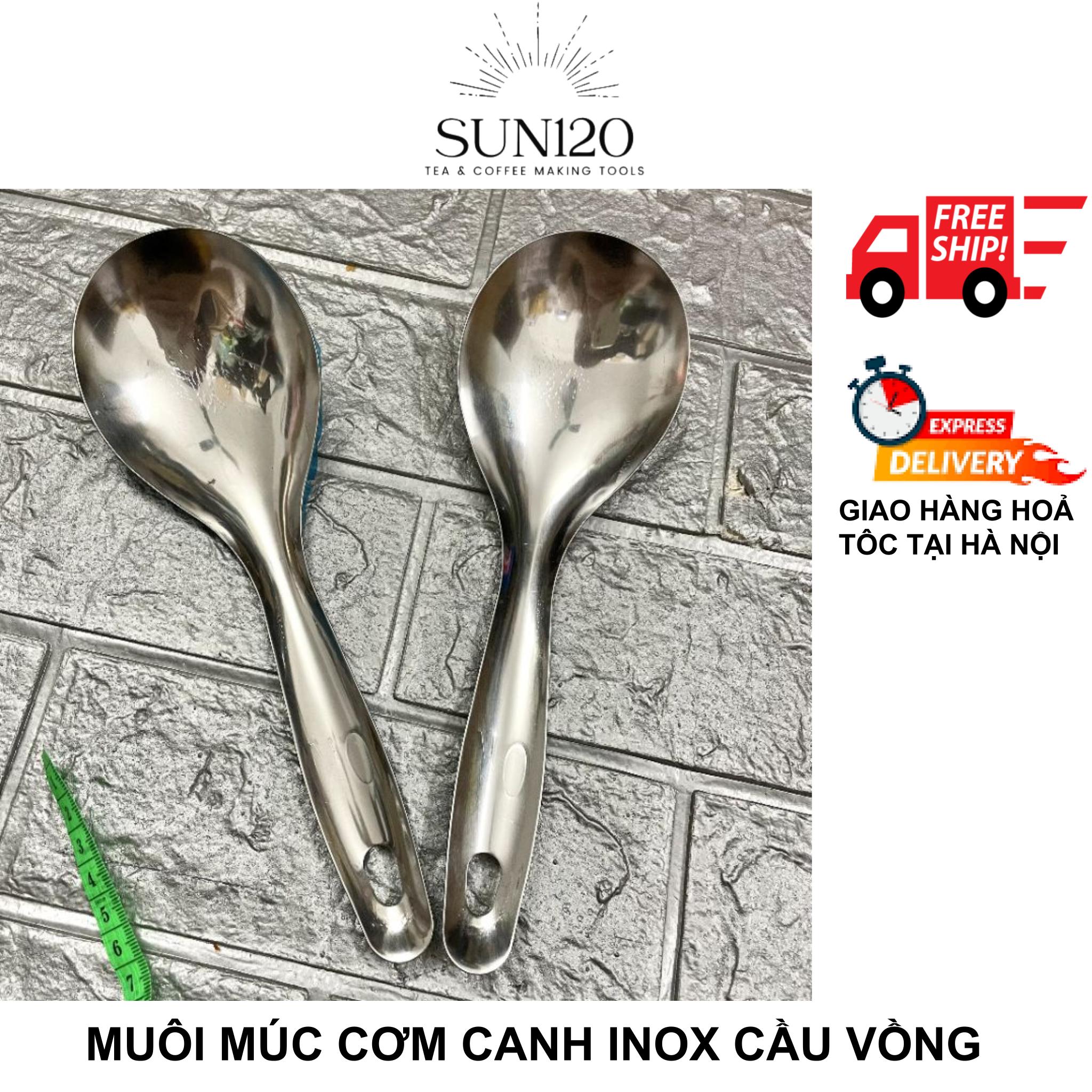 Muôi múc cơm canh inox cầu vồng giá rẻ