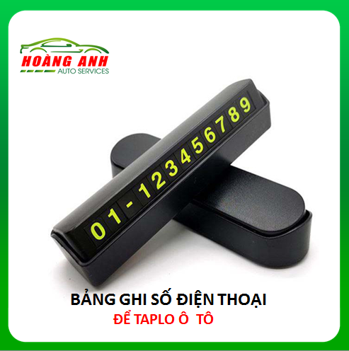 Bảng ghi số điện thoại trên ô tô, thẻ ghi số điện thoại trên ô tô, bảng số điện thoại ô tô xe hơi có phản quang gắn Taplo