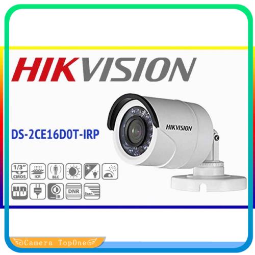 [NHÀ PHÂN PHỐI BH 2 NĂM FREESHIP 20K]Camera HD-TVI Hikvision DS-2CE16D0T-IRP 2.0MP HD1080p cảm biến CMOS 2Mp 24 bóng LEDs hồng ngoại 20m hình trụ hồng ngoại ngoài trời cắt lọc hồng ngoại