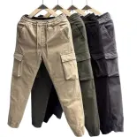 Quần Jogger Nam kaki Túi Hộp GENALPHA, Quần Dài Kaki Jogger Túi Hộp Nam GEN5346