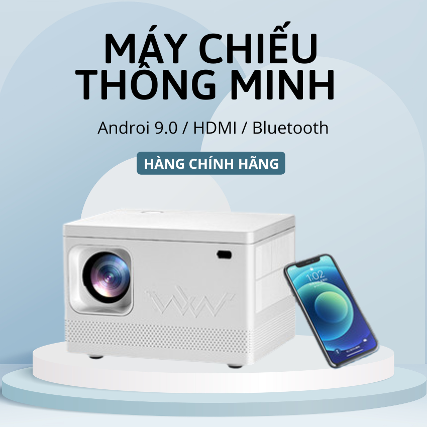 máy chiếu android, kết nối điện thoại với máy chiếu, máy chiếu mini android, máy chiếu android giá rẻ, Máy Chiếu Mini KAW-550 Hệ Điều Hành Android, Kết nối Điện thoại   Full HD 1080 - Bảo Hành 12 Tháng