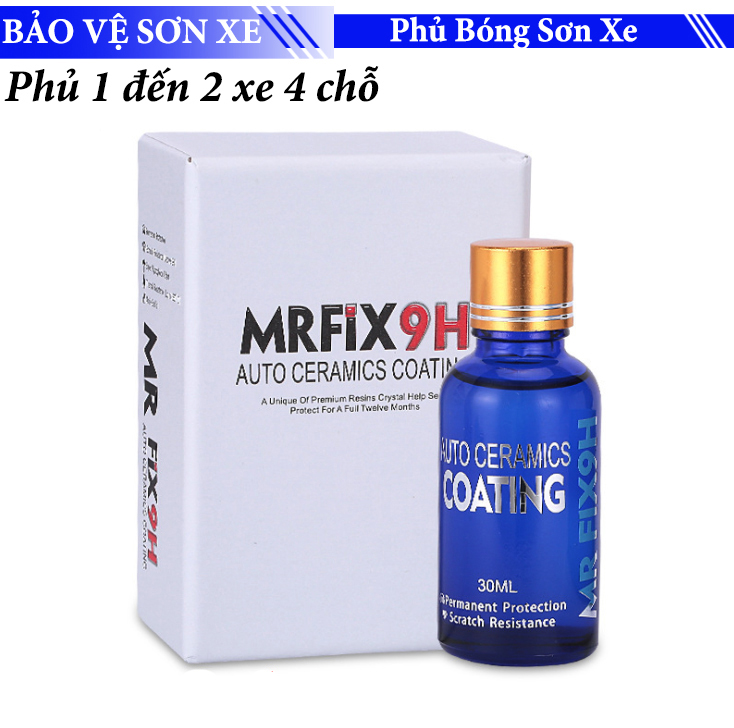 Phủ bóng xe Auto Ceramic Coating MR FIX 9H - đánh bóng xe hơi
