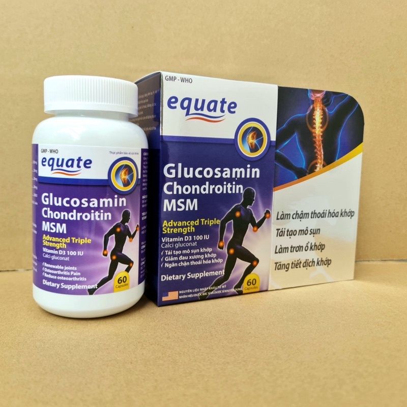 Glucosamin Chondroitin MSM Giúp xương chắc khớp khỏe