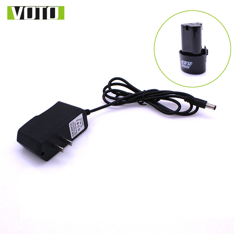 Sạc PIN máy khoan Li-ion 12V 100-240VAC 50/60Hz, có đèn báo, tự động ngắt khi Pin đầy