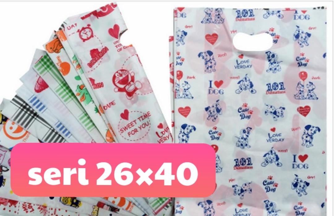 Túi xốp đóng gói hàng in sẵn hoa văn size chọn seri theo yêu cầu ( 1kg hoa văn , màu hoặc hình ngẫu nhiên )