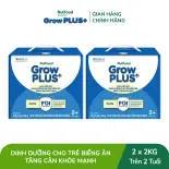 Combo 2 Sữa Bột Nutifood GrowPLUS+ Biếng Ăn (Xanh) 2+ - Hỗ Trợ Kích Thích Ngon Miệng, Tăng Cân Khỏe Mạnh (2 Hộp 2 Kg)