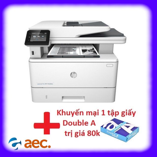 [Trả góp 0%]Máy in laser đen trắng HP đa chức năng LaserJet Pro M227fdw (In/ Copy/ Scan/ Fax/ Wifi) + Khuyến mại 1 tập giấy Double A