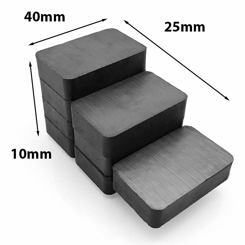 Nam châm đen kích thước 40x25x10mm
