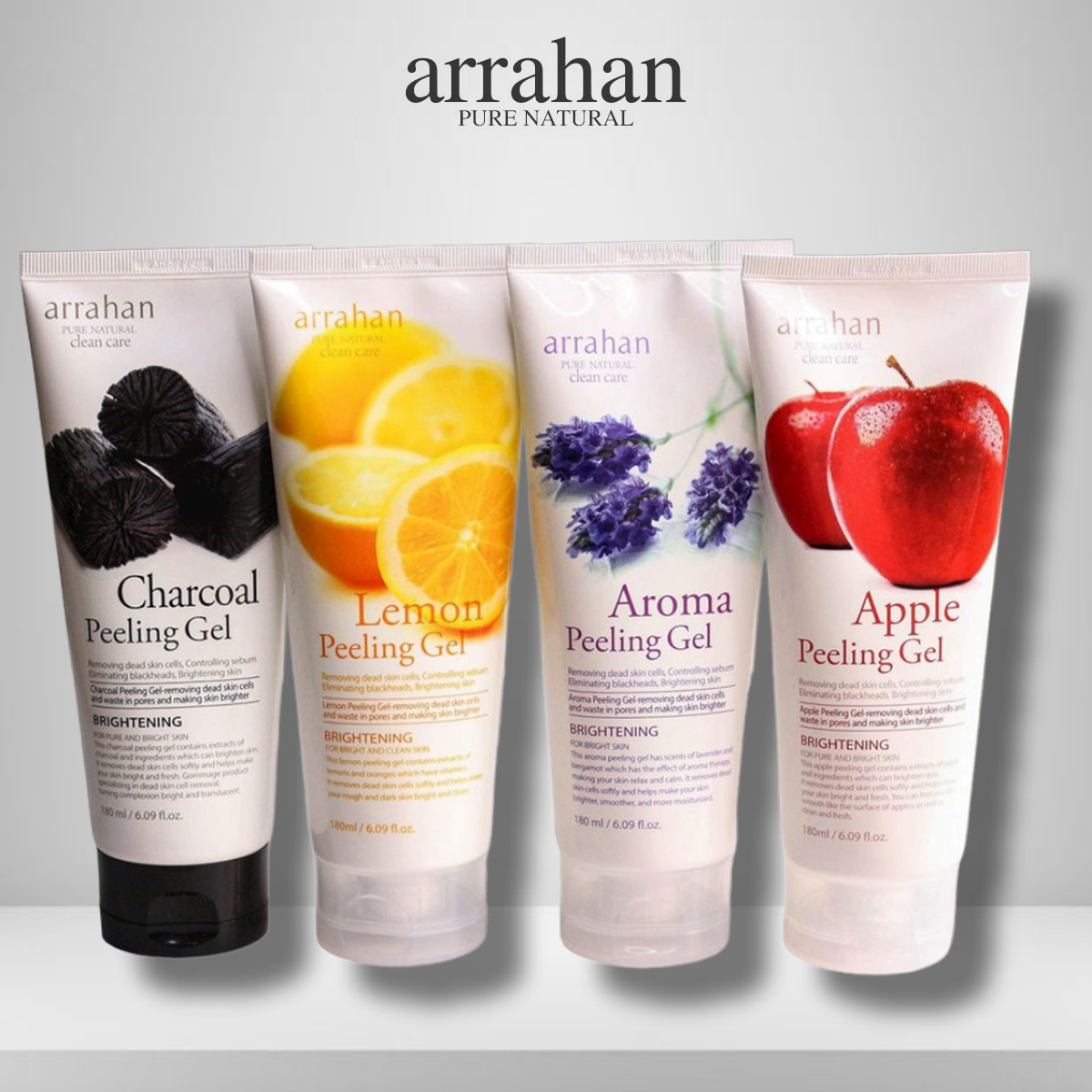 Gel tẩy tế bào chết Hàn Quốc Arrahan Peeling Gel dưỡng ẩm, căng bóng cho da 180ml NPP Shoptido
