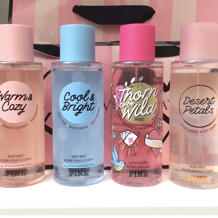 Victoria's Secret Pink Warm & Cozy/Fresh & Clean Body Mist 250ml