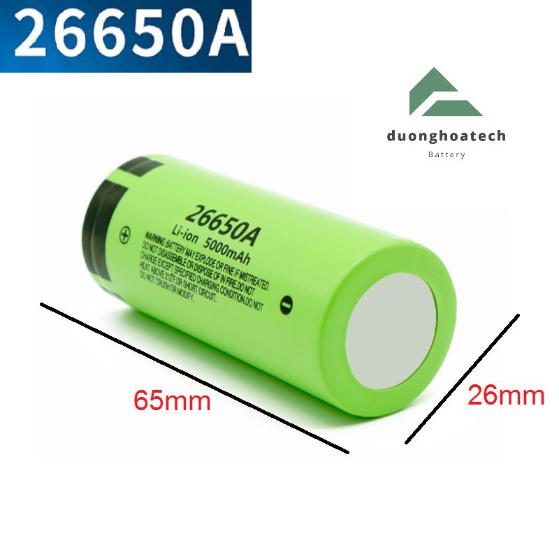 Pin lithium panasonic 26650 3.7v dung lượng 5000mah