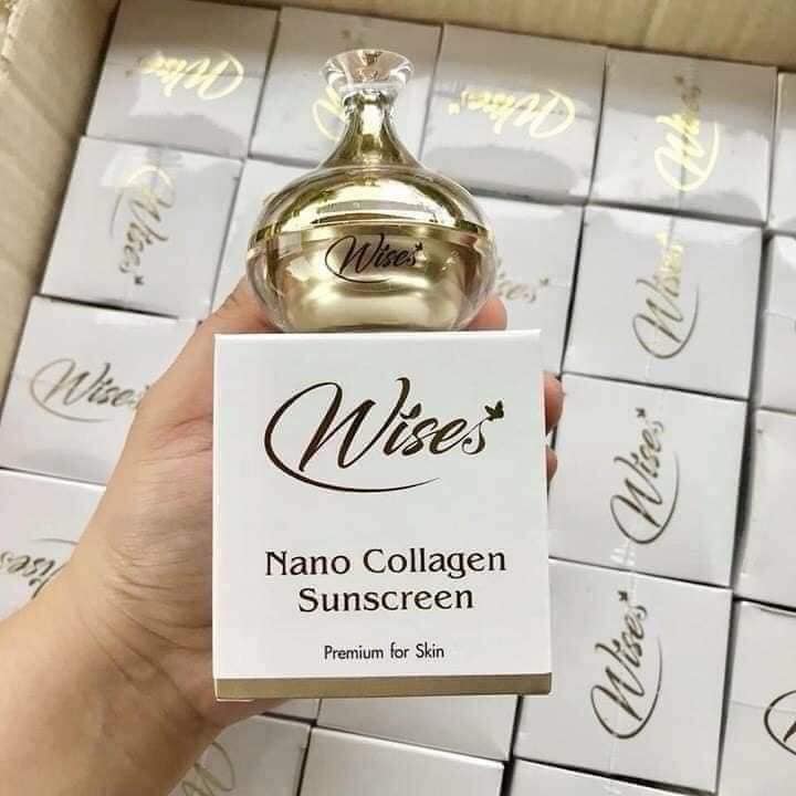 Kem Wise Nano Collagel BEST SELLER Thái Lan chống nắng dưỡng trắng da mặt