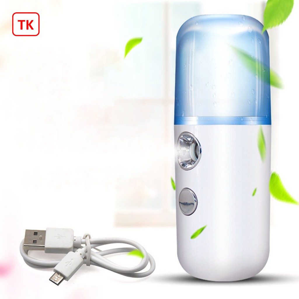 Máy Phun Sương Xông Hơi Mặt NaNo Mini Cầm Tay Hỗ Trợ Dưỡng Da Cấp Nước Tối Đa