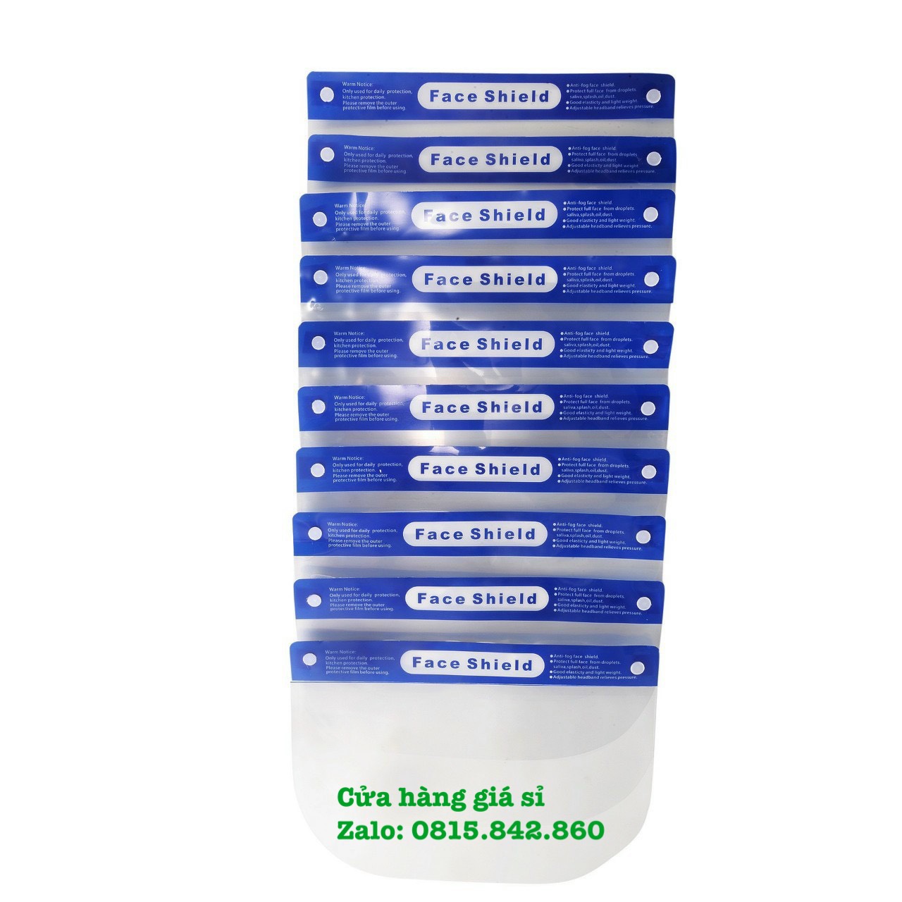 Mặt nạ phòng dịch Tấm Chắn Ngăn Giọt Bắn Face Shield- Chống dịch hiệu quả