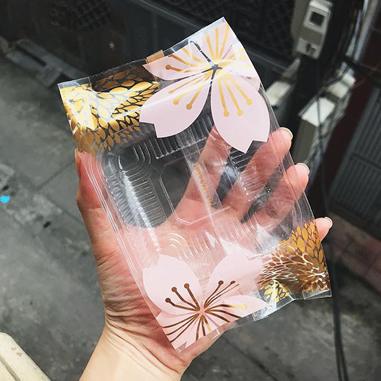 100 bộ khay túi trung thu hoa mai 125-150gr