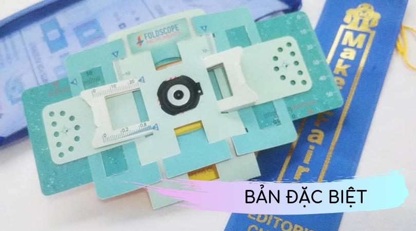 [Có clip] [Chính hãng Bảo hành] Đồ chơi Giáo dục Kính hiển vi Foldscope Origami soi tế bào, vi khuẩn (Level 1)