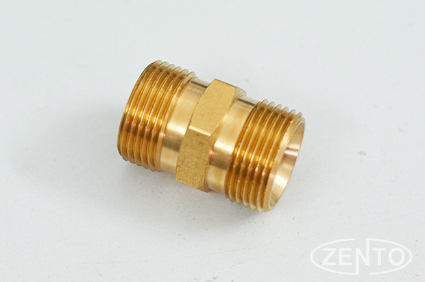 Đầu nối 2 dây xịt rửa xe mini – đồng thau