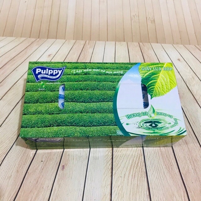 Combo 4 hộp giấy lụa rút Pulppy 100 tờ x 2 lớp/hộp