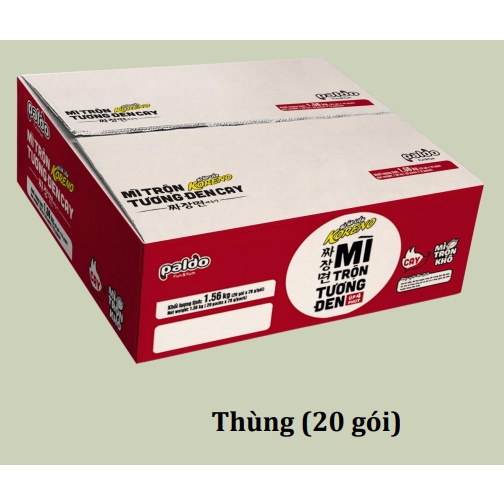 Thùng Mì Tương Đen Cay Thương Hiệu Koreno - Sản Phẩm Mới Vị Ngon Mới