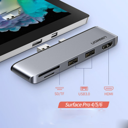 Cổng chuyển gắn surface pro 4,5,6 ugreen 70338