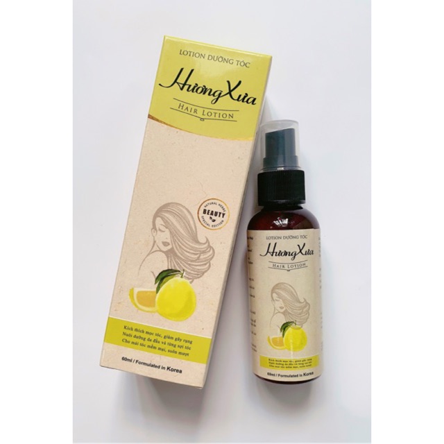 LOTION TINH DẦU VỎ BƯỞI HƯƠNG XƯA DƯỠNG TÓC KÍCH THÍCH MỌC TÓC 60ML