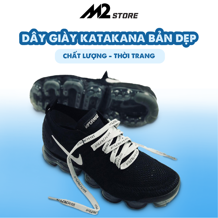 Dây Giày Katakana Bản Dẹp 1 đôi cực chất lượng thời trang XIMO