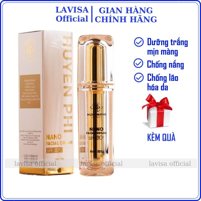 [Freeship+Quà] Kem face nano Huyền Phi dưỡng trắng da căng bóng chống nắng và makeup