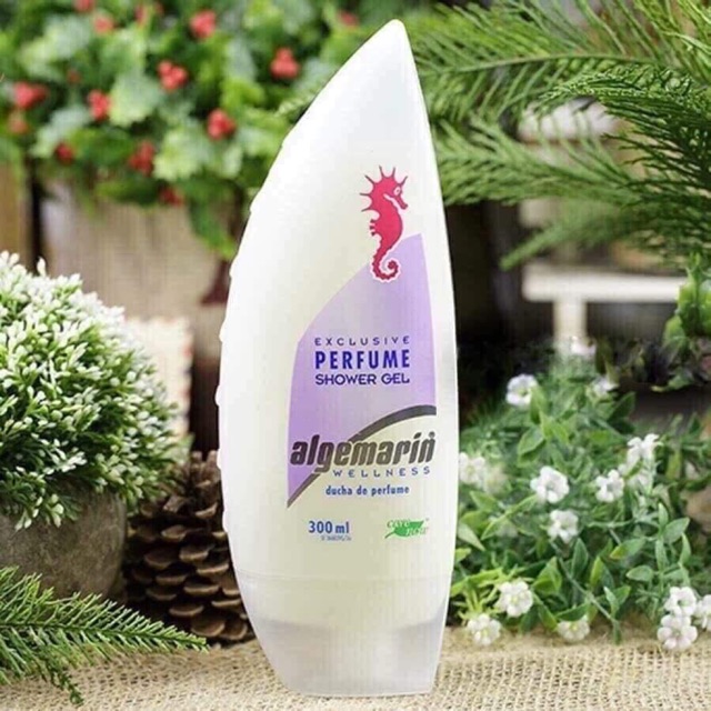 Sữa tắm cá ngựa Algemarin Đức chai 300ml thơm mịn da hàng chính hãng
