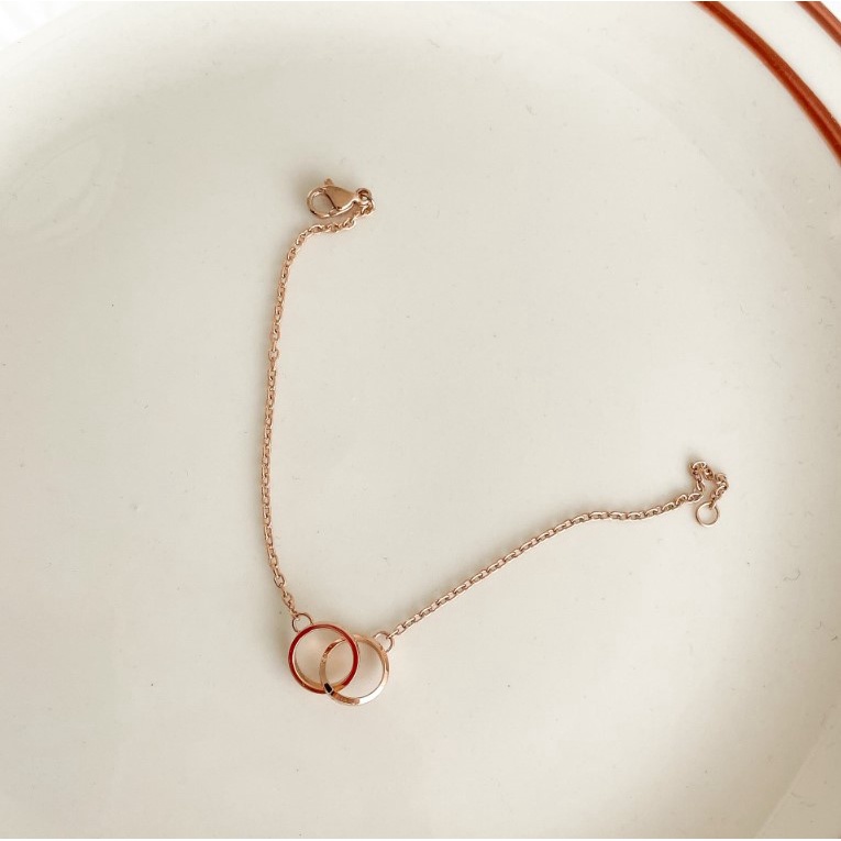 Vòng tay daniel wellington elan unity bracelet rose gold - dw chính hãng