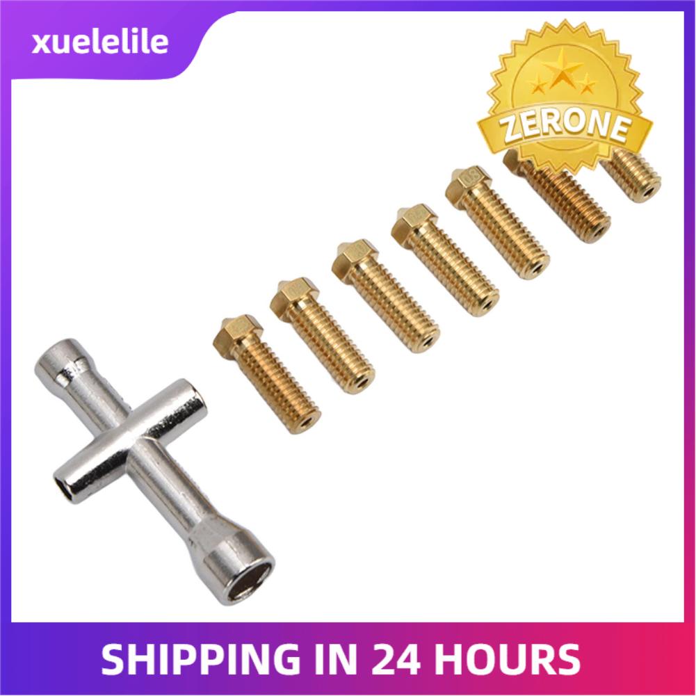 3d printer nozzle kit extruder parts 0.2mm 0.3mm 0.4mm 0.6mm 0.8mm 1.0mm 1.2mm