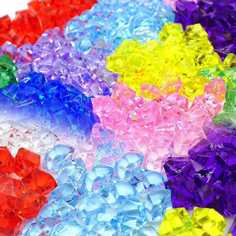 10 Viên đá nhựa làm phụ kiện trang trí