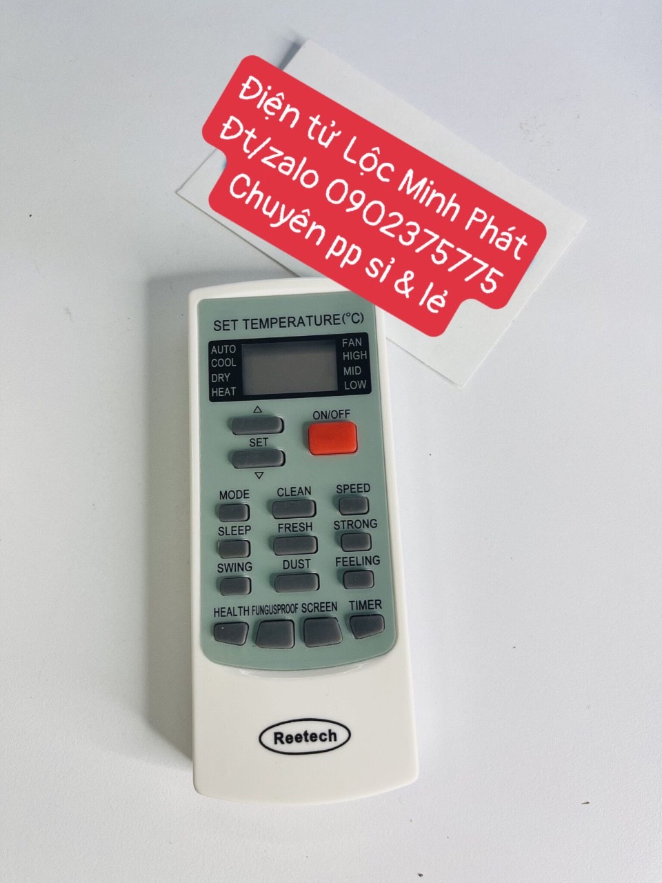 Điều khiển Remote Điều Hòa Máy Lạnh Reetech