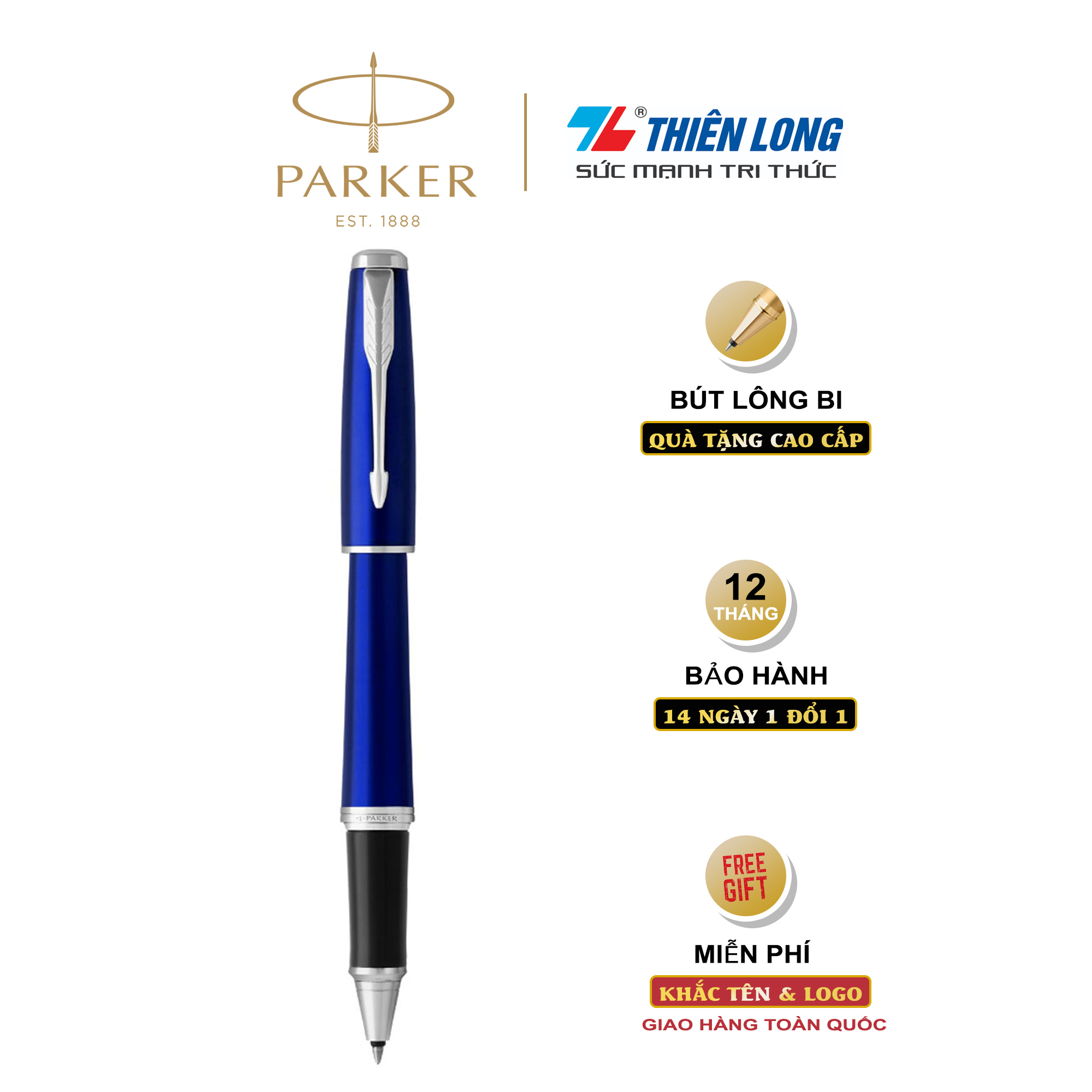 Bút lông bi cao cấp parker urban x-ns blue ct tb4-1975529