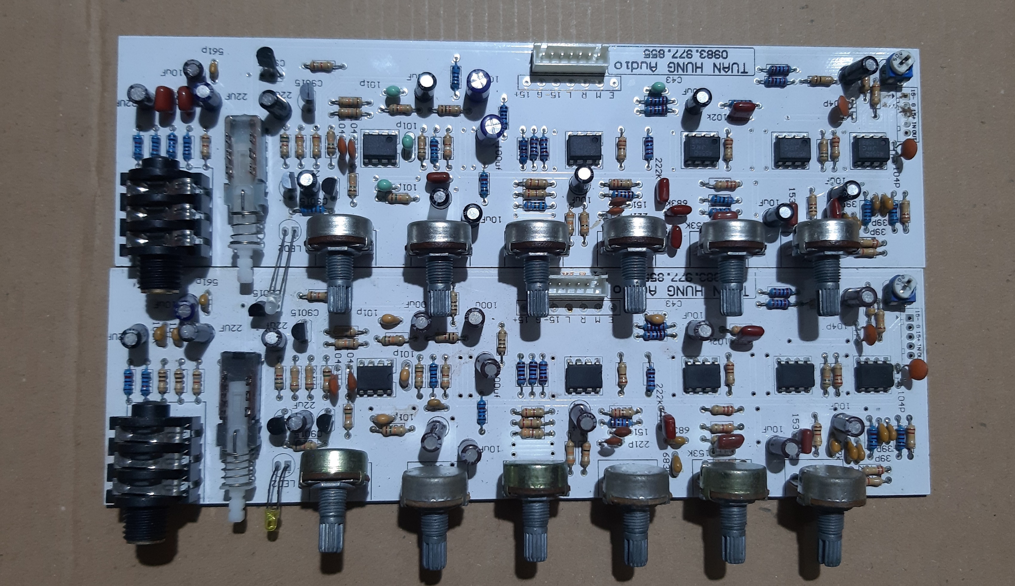 Mạch micro 6 volume 5 ic