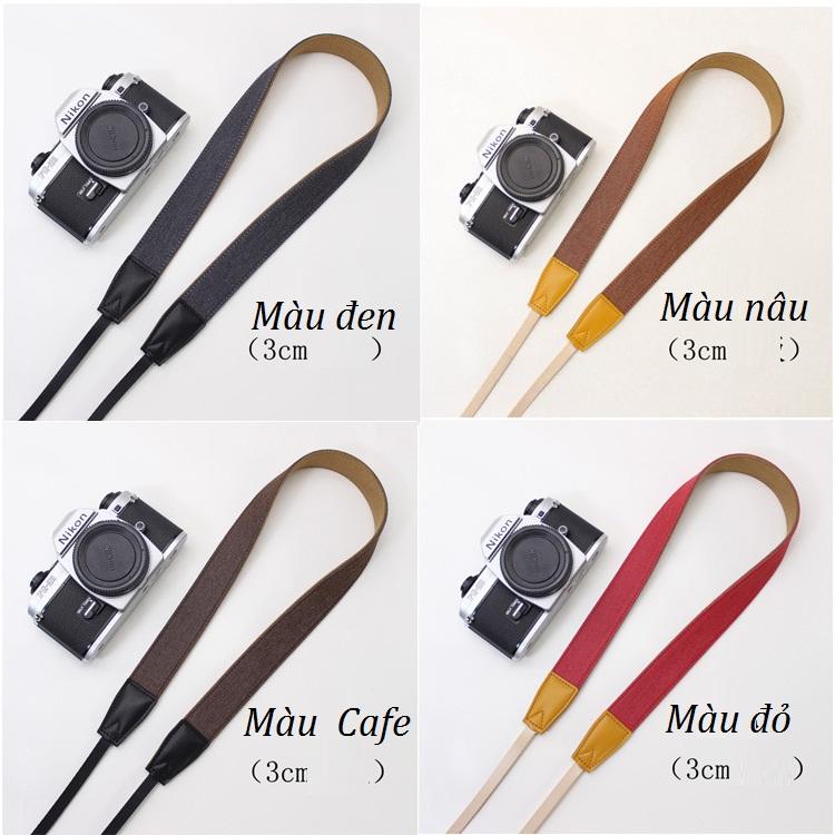 Dây máy ảnh shetu bản rộng 3cm
