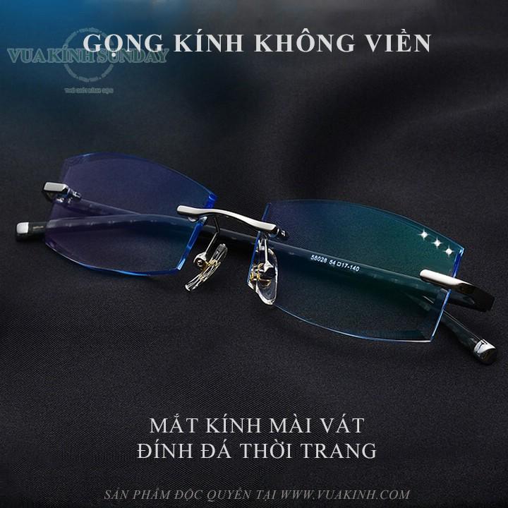 Gọng khoan không viền đính đá VD25