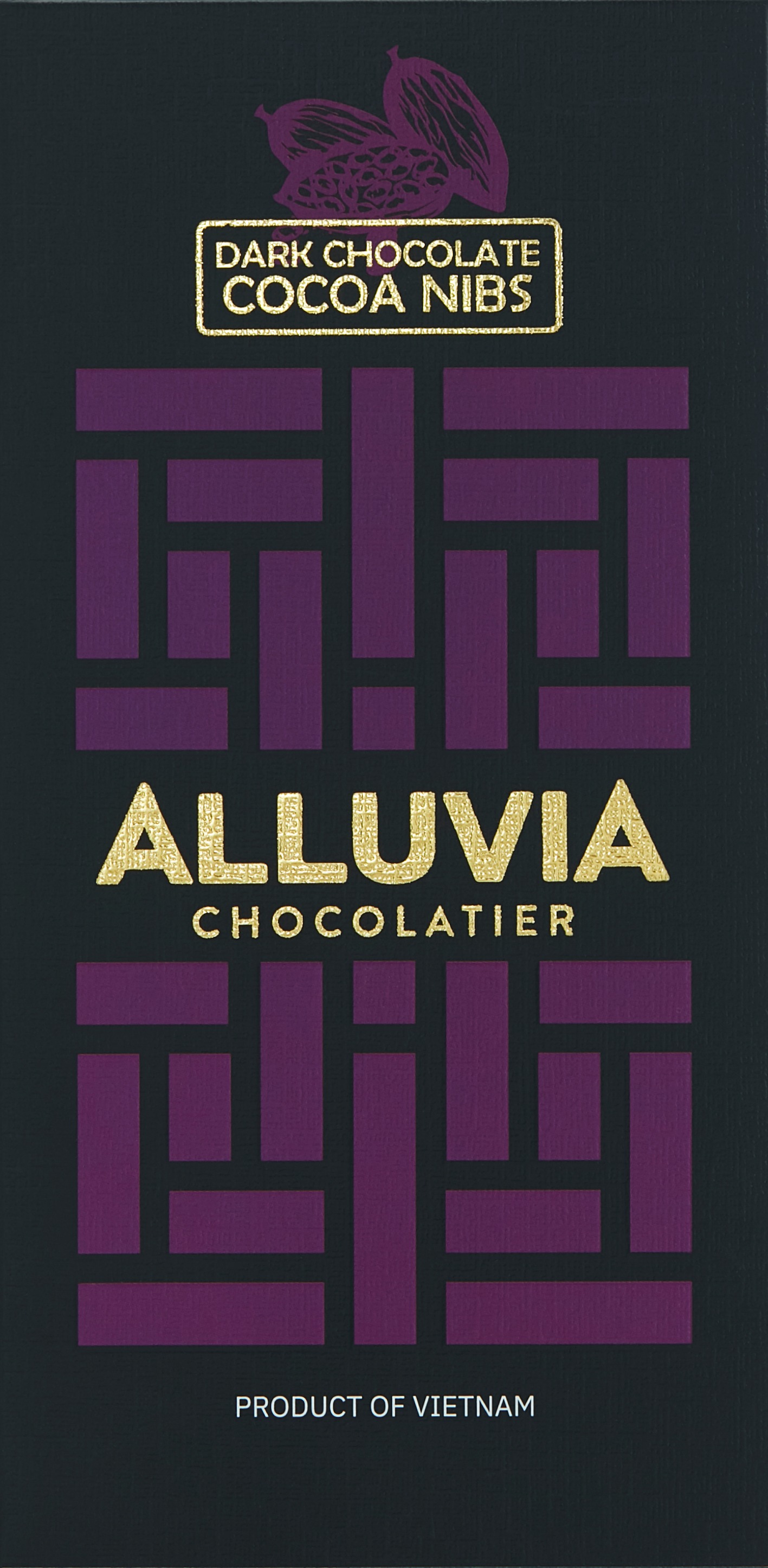Sô cô la đen Alluvia Hạt Cacao Rang Nibs 100g