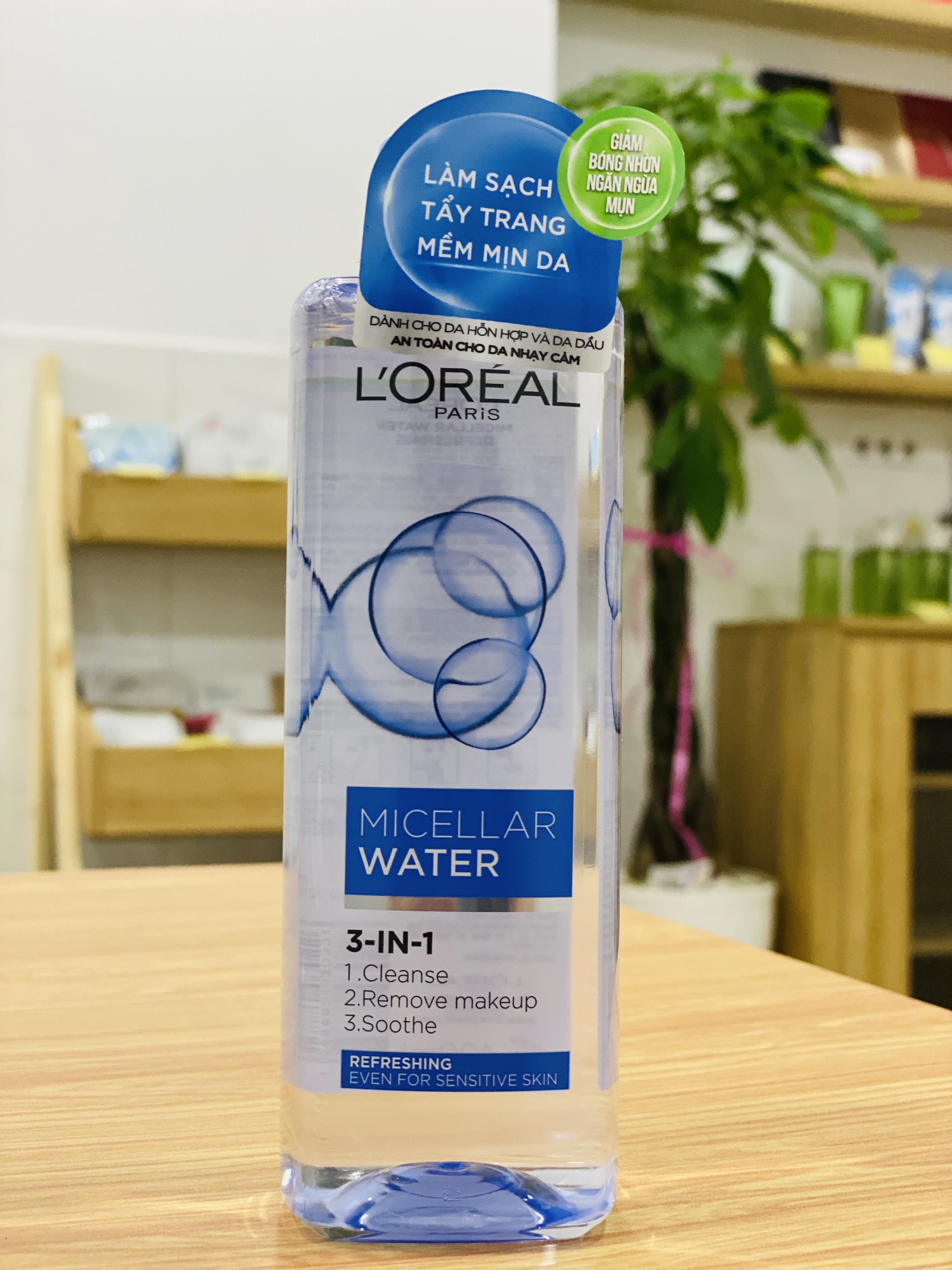 Nước tẩy trang loreal micellar water 3-in-1 400ml