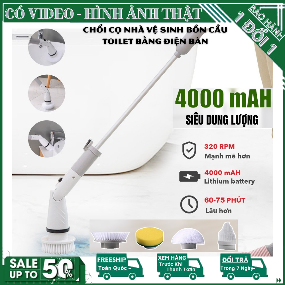 Chổi cọ nhà vệ sinh bằng điện - chổi cọ nhà vệ sinh bồn cầu toilet silicon bằng điện đa năng không dây jesopb k129, 4000 mah , chổi cọ nhà vệ sinh thông minh , chổi cọ nhà vệ sinh đa năng , chổi cọ nhà vệ sinh tự động