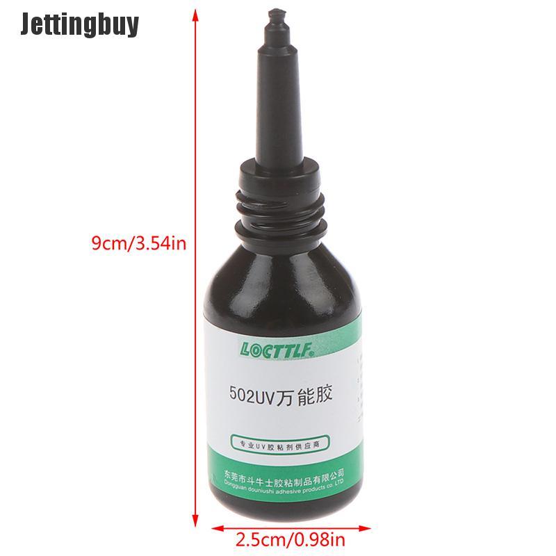 Jettingbuy Keo Dán UV 10G 502 Keo Dán Bảo Dưỡng Kính Pha Lê Trong Suốt Sửa Chữa Chuyên Dụng