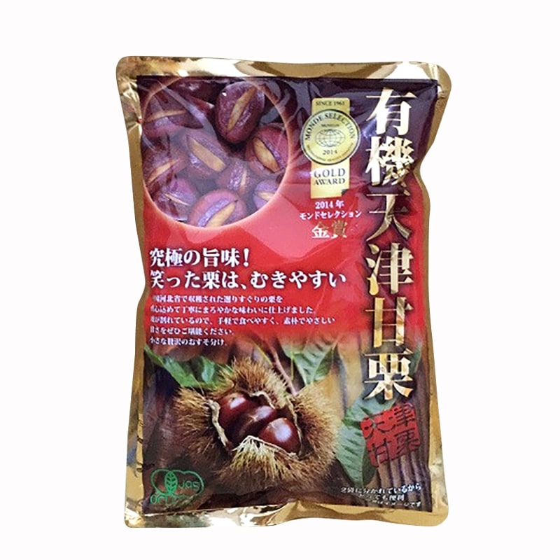 Hạt dẻ hấp gói đỏ 260g hạt dẻ tách vỏ Topvalu Nhật