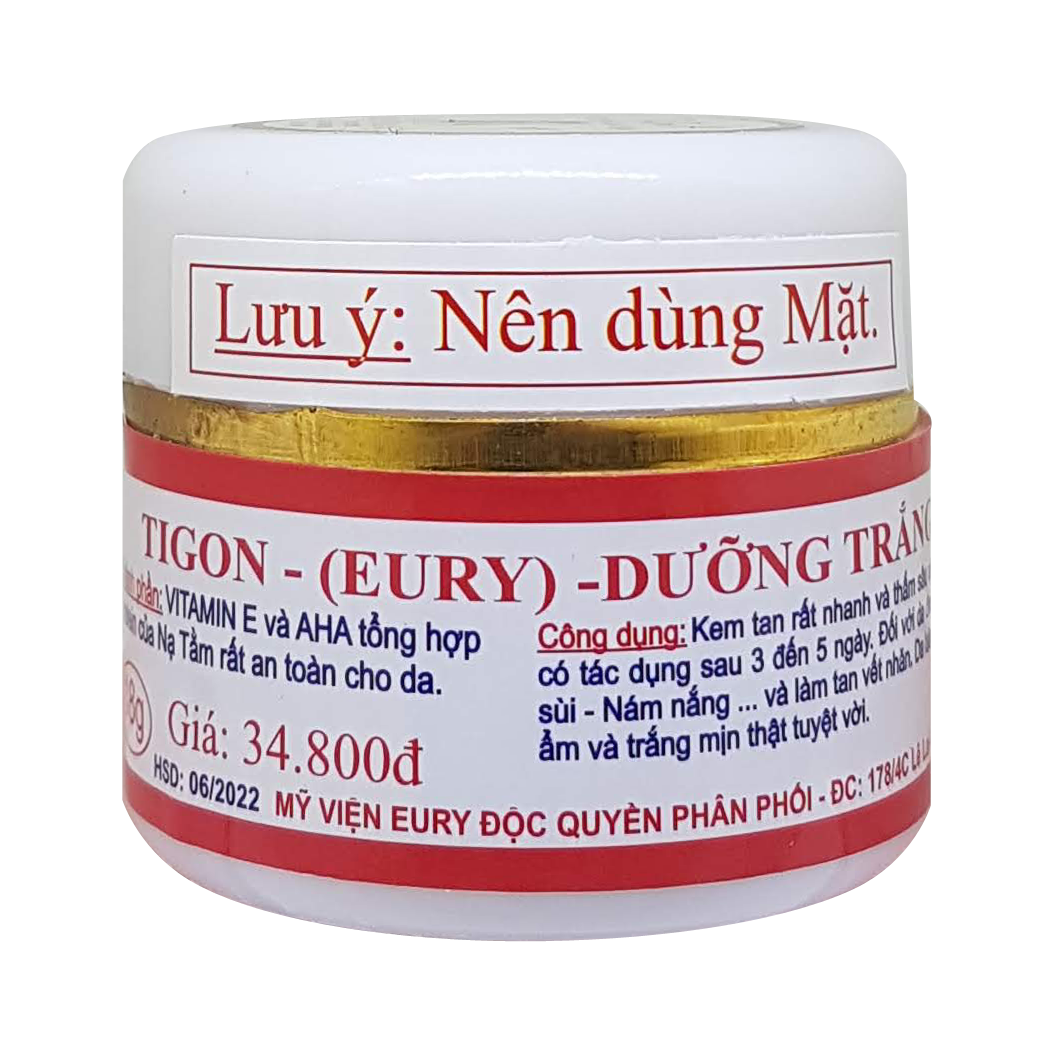 [HCM]KEM DƯỠNG TRẮNG DA TIGON 18G
