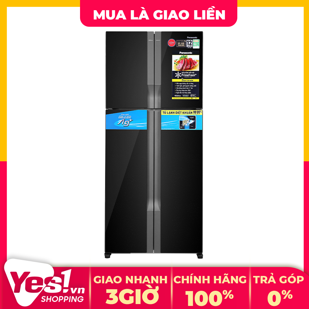 Tủ lạnh panasonic inverter 550 lít nr-dz601vgkv - ngăn đông mềm - bảo hành chính hãng - voucher 10% lên đến 800k