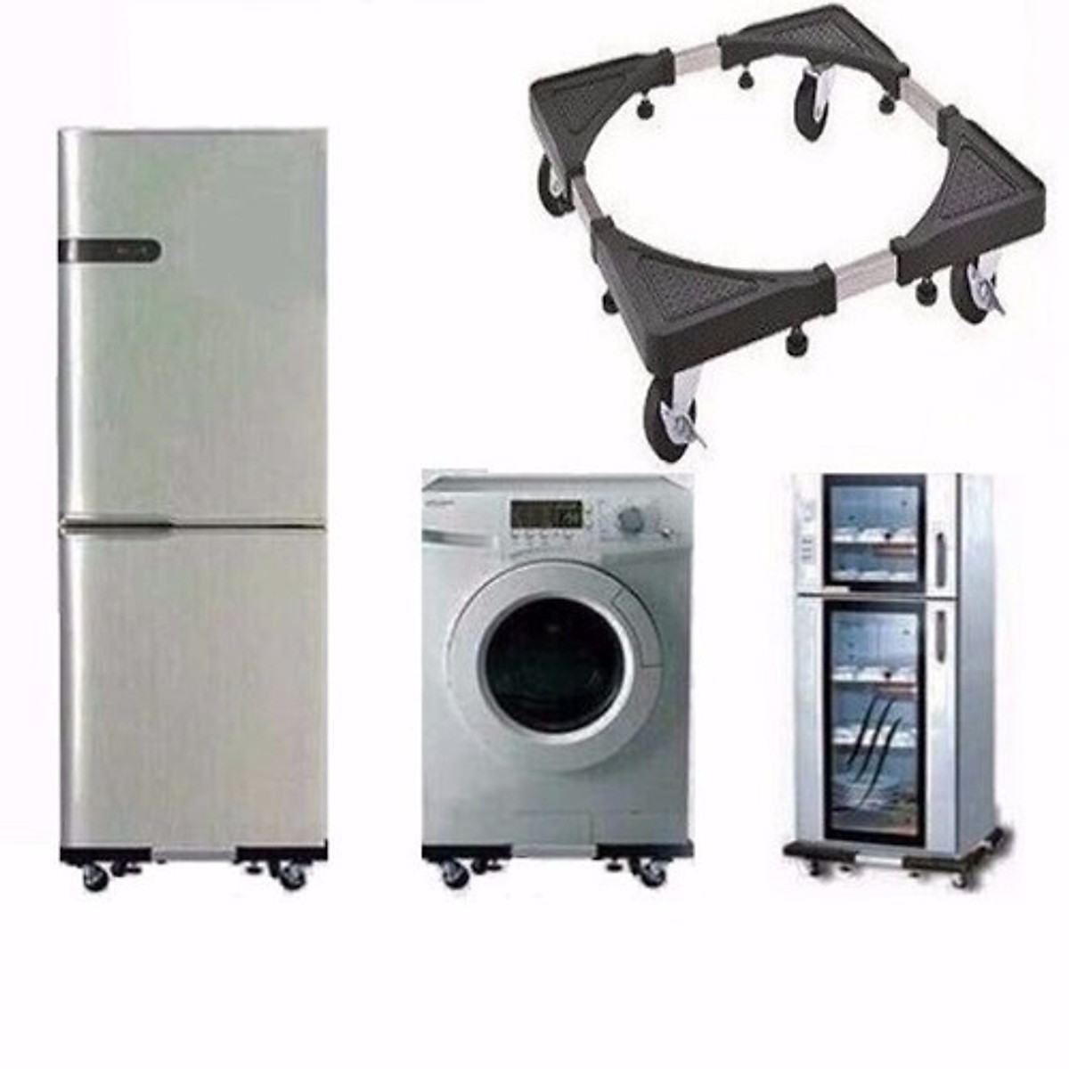 Kệ Kê Chân Tủ Lạnh Đa Năng Có Bánh Xe