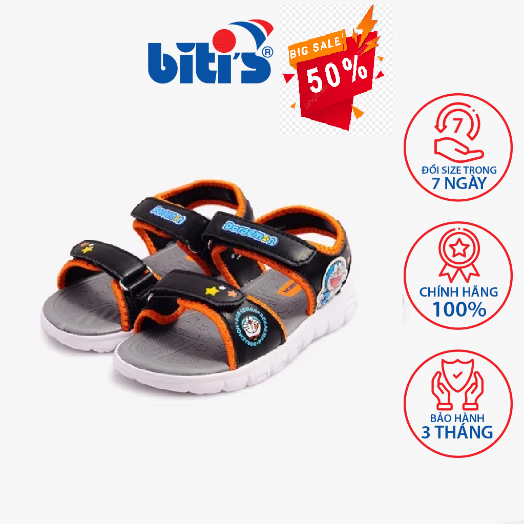 Sandal eva siêu nhẹ phun bé trai biti's doraemon deb006022