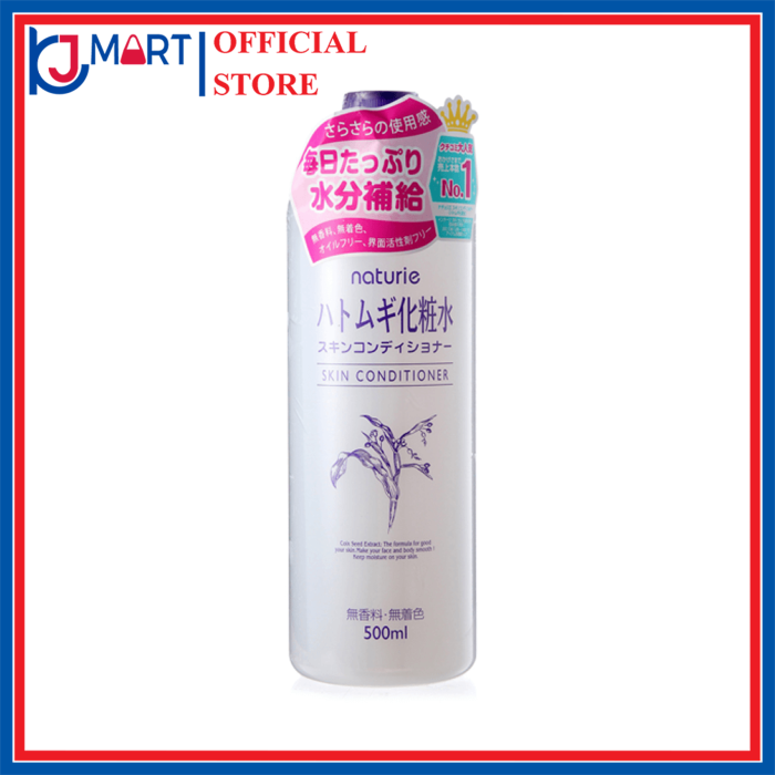 Nước Hoa Hồng Ý Dĩ Naturie Skin Conditiner 500ml Nhật Bản